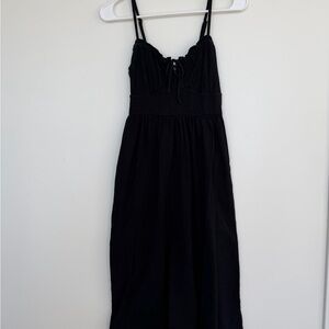 Old Navy Black Midi Dress